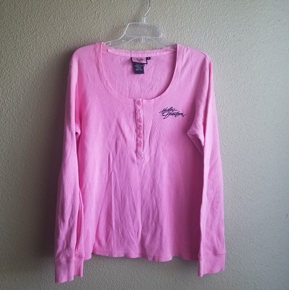 HARLEY DAVIDSON // LONG SLEEVE BLOUSE